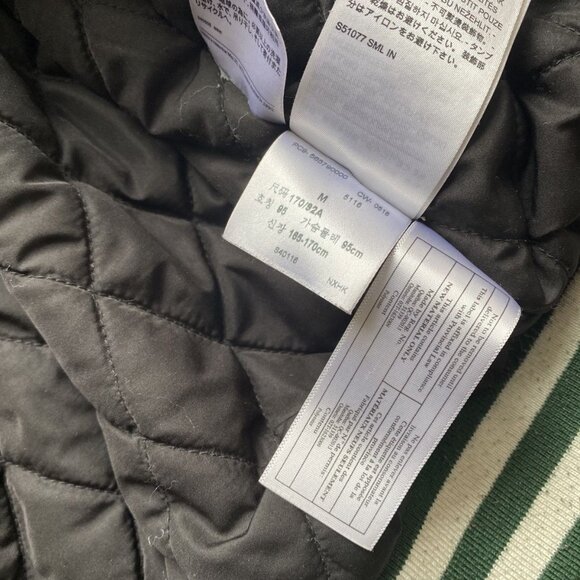 Levis Silver Tab Green and White Leather Varsity Bomber - Picture 9 of 13